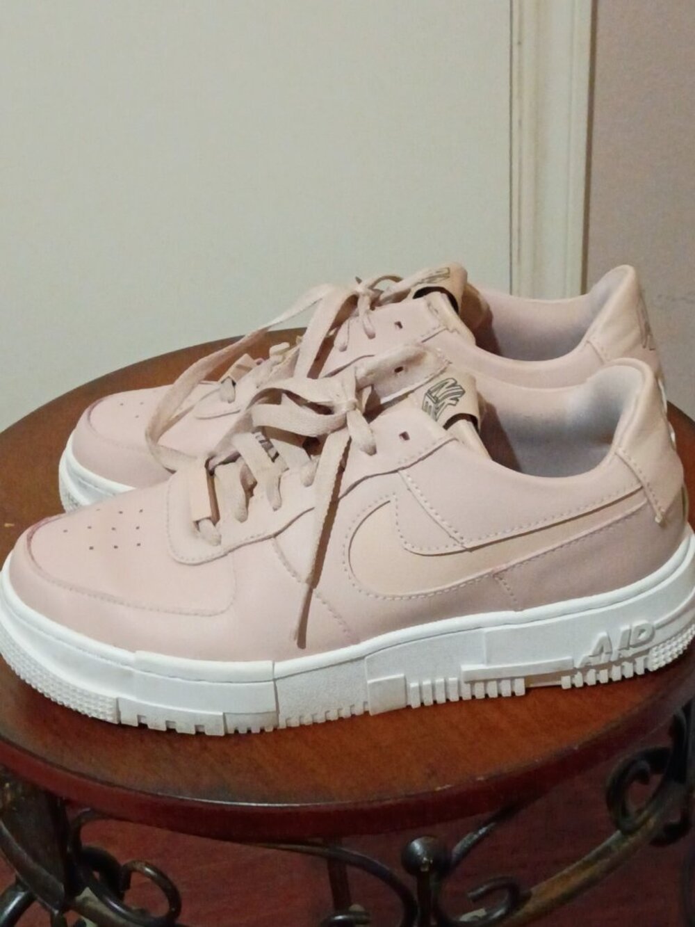 Nike AF1 Air Force 1 Pixel Particle Beige CK6649-200 Rose Pink Color Women’s 8 - Picture 8 of 14